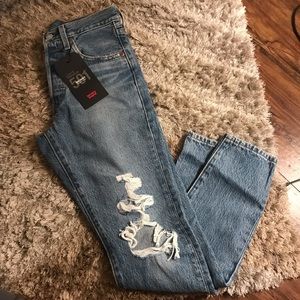 Levis 501 skinny jeans